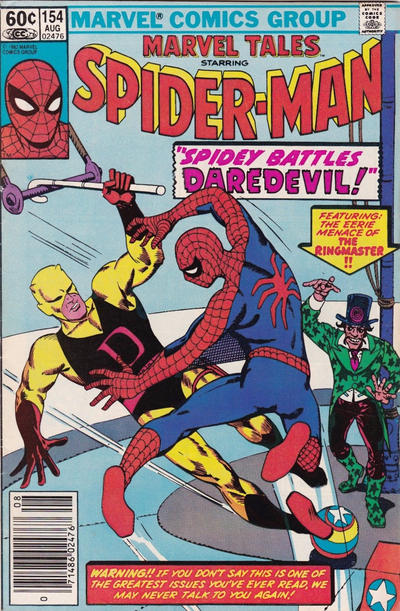 Marvel Tales 1966 #154 Newsstand ed. - back issue - $3.00