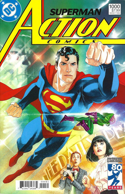 Action Comics 2011 #1000 1980s Variant Cover by Joshua Middleton - 9.4 - $10.00