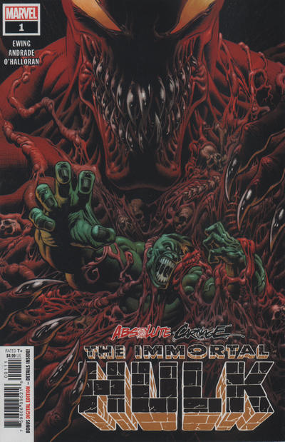 Absolute Carnage: Immortal Hulk 2019 #1 Kyle Hotz - 9.4 - $11.00
