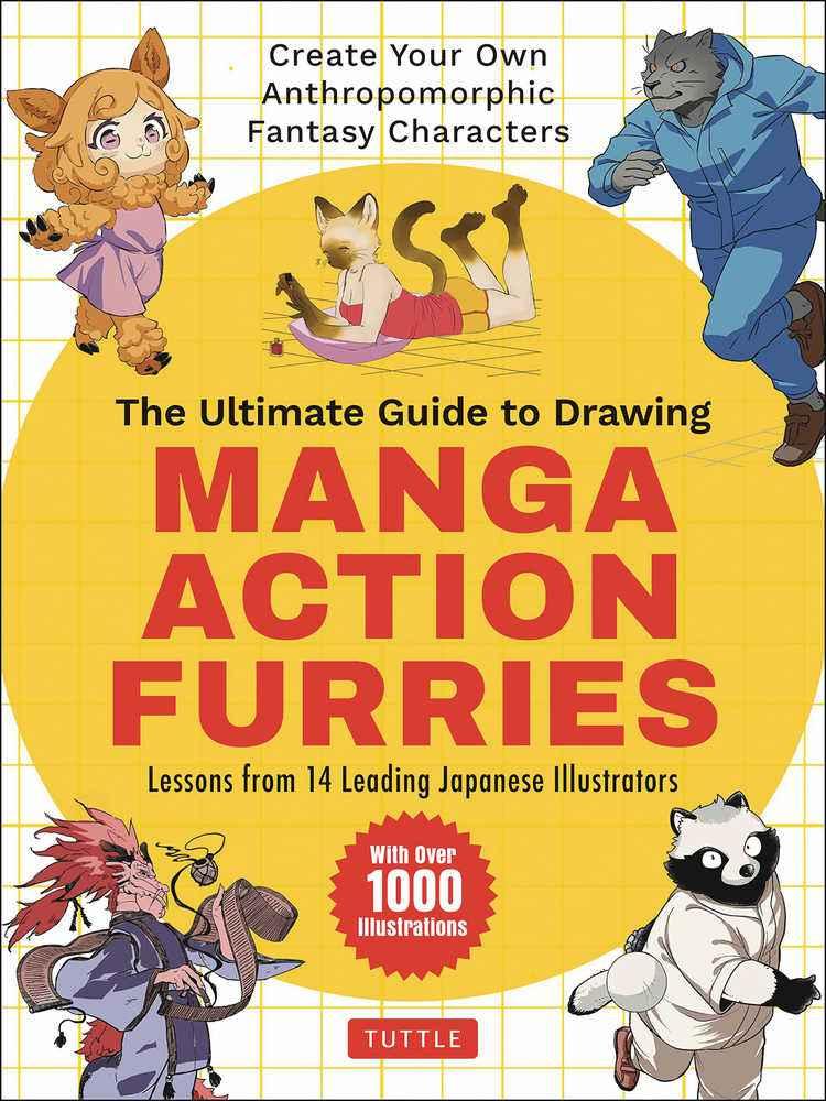 Ultimate Guide Drawing Manga Action Furries Softcover