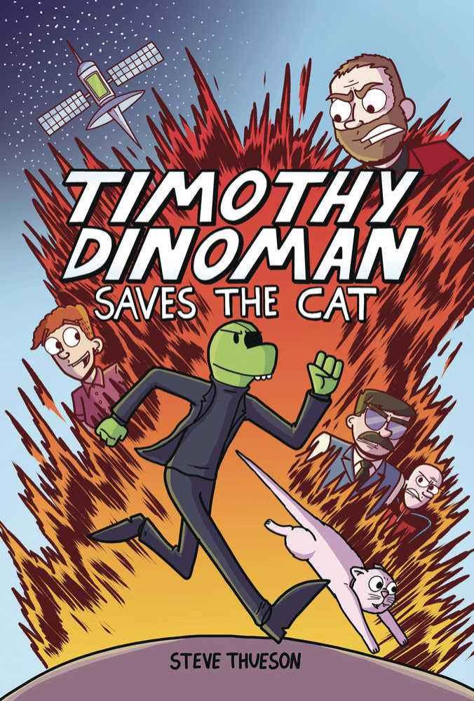 Timothy Dinoman Saves The Cat Graphic Novel