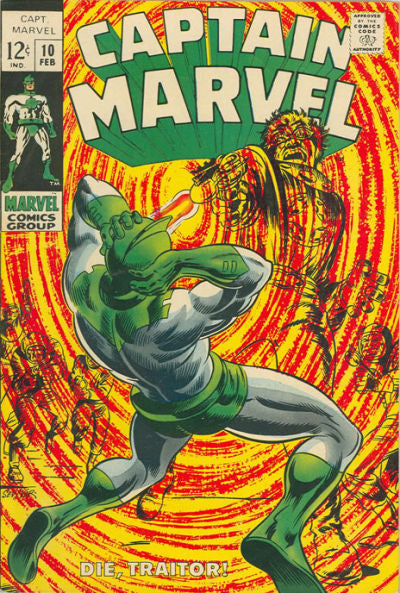 Captain Marvel 1968 #10 - back issue - $12.00