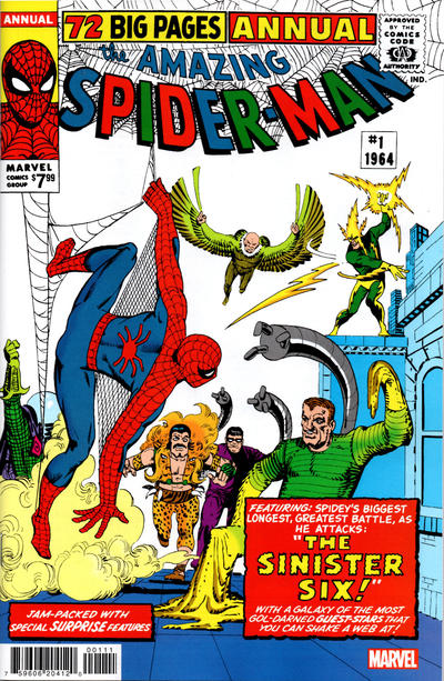 Amazing Spider-Man Annual No. 1 Facsimile Edition 2022 #[nn] - new - $8.50
