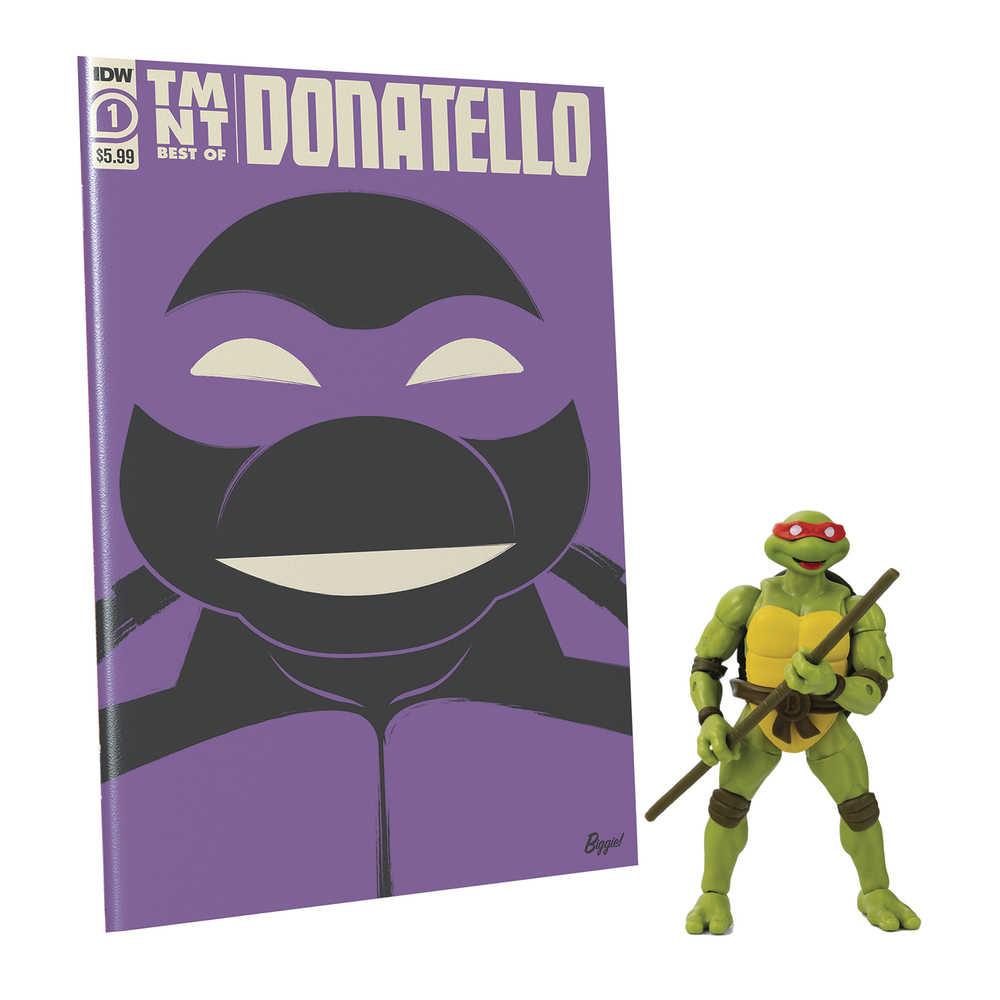 Teenage Mutant Ninja Turtles Best Of Donatello Comic Book & 5in Action Figure