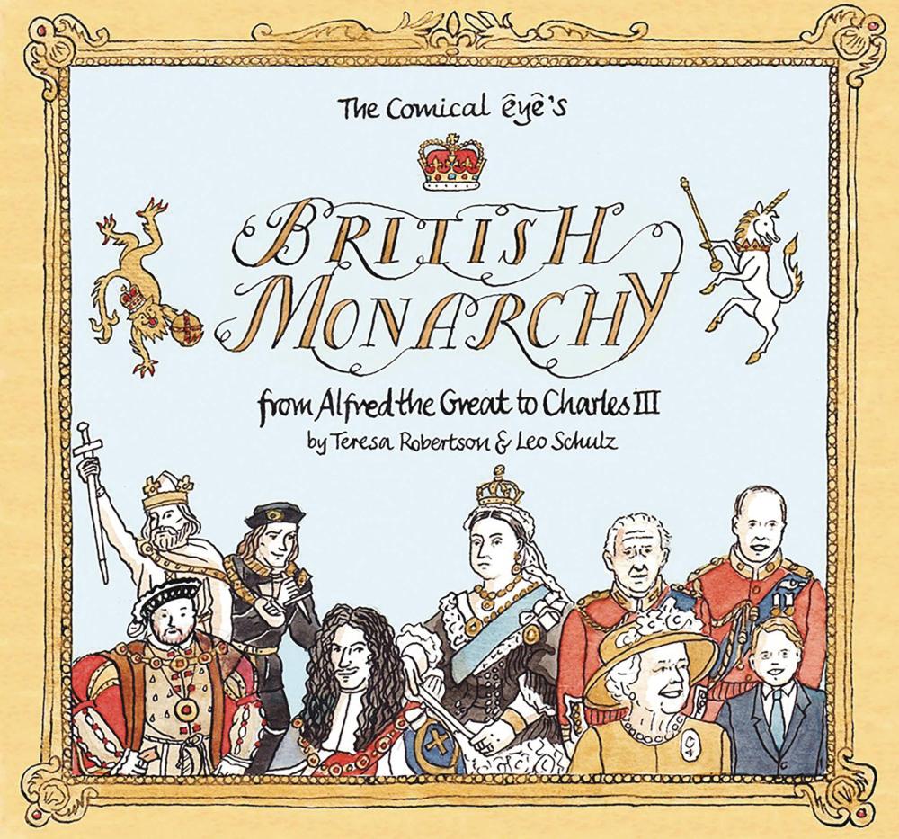 COMICAL EYES BRITISH MONARCHY ALFRED GREAT TO CHARLES III C