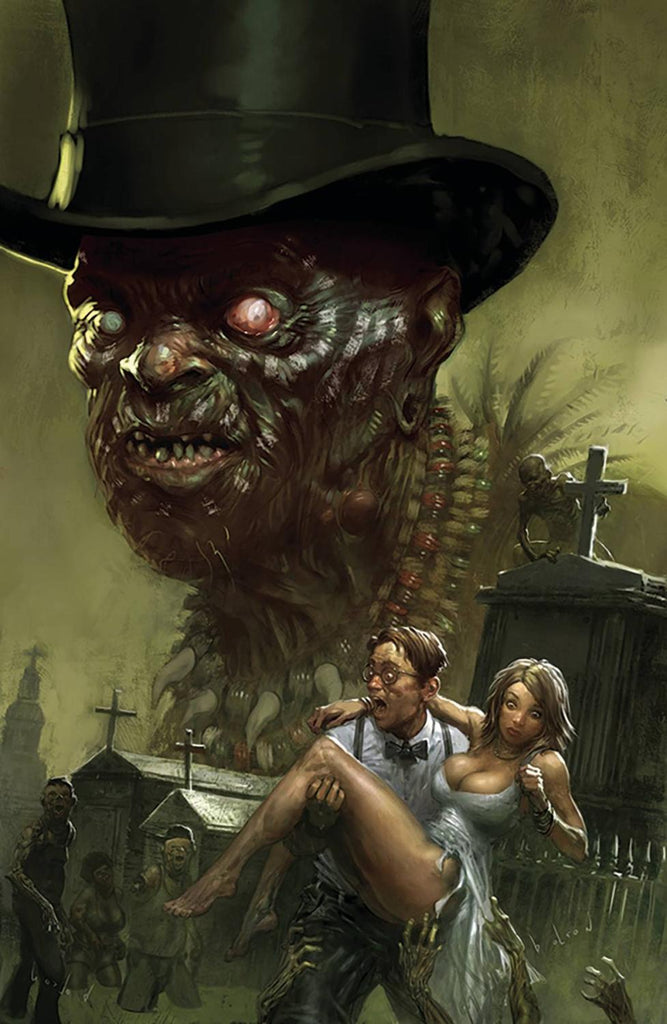 UNDEAD EVIL #1 CVR D BEN OLSON VIRGIN VOODOO OF 4