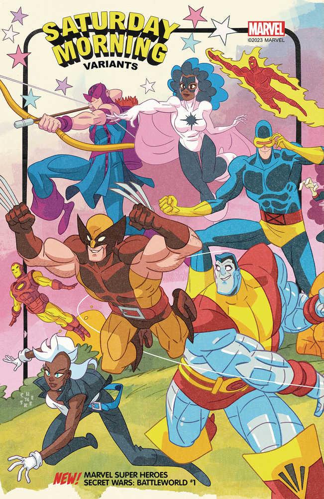 Marvel Super Heroes Secret Wars Battleworld #1 Galloway Saturday Morning Variant