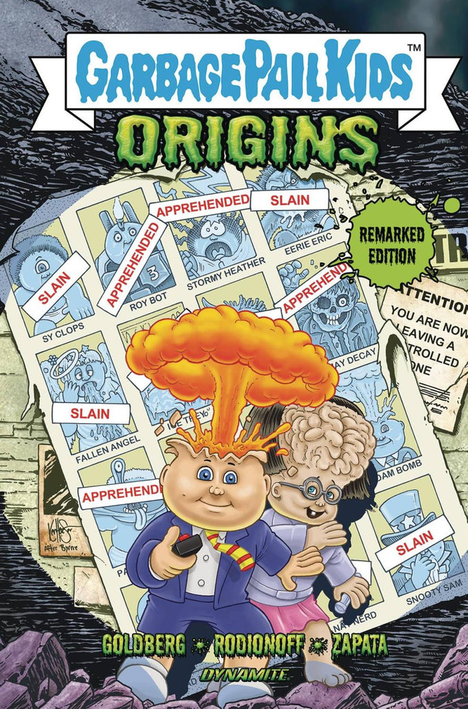 GARBAGE PAIL KIDS ORIGINS HC SKETCHED AND REMARKED ED