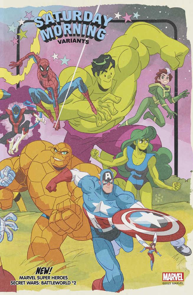 Marvel Super Heroes Secret Wars Battleworld #2 Galloway Saturday Morning Variant