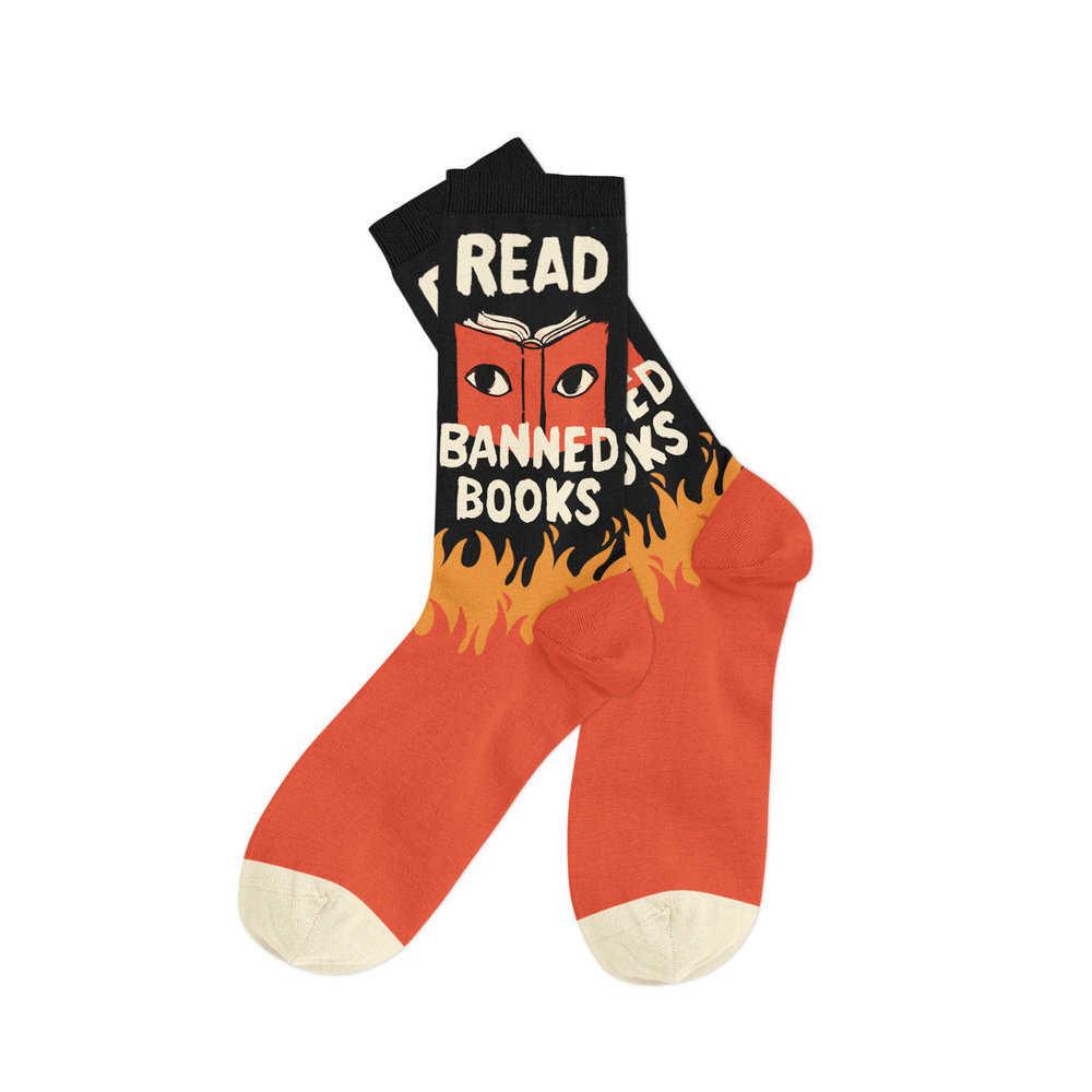 Read Banned Books Socks