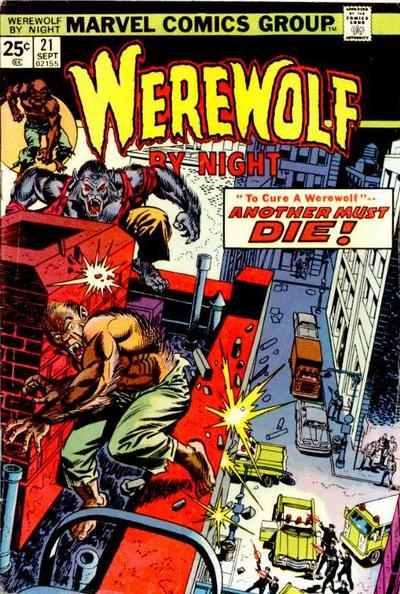 Werewolf by Night 1972 #21 - back issue - $11.00