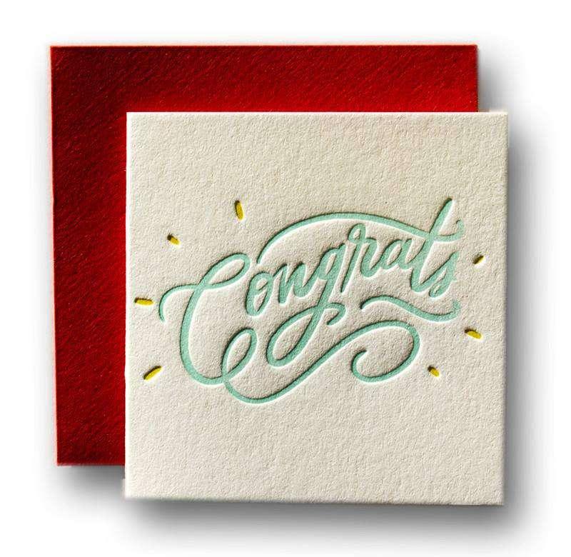 Tiny Congrats Tiny Card