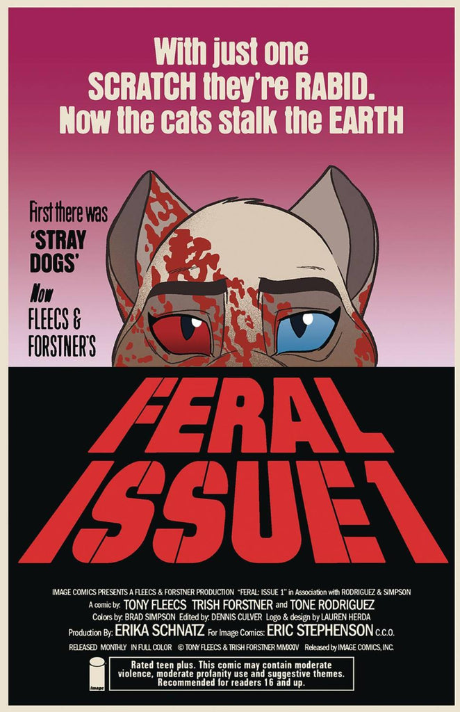 FERAL #1 CVR B TRISH FORSTNER & TONY FLEECS VAR