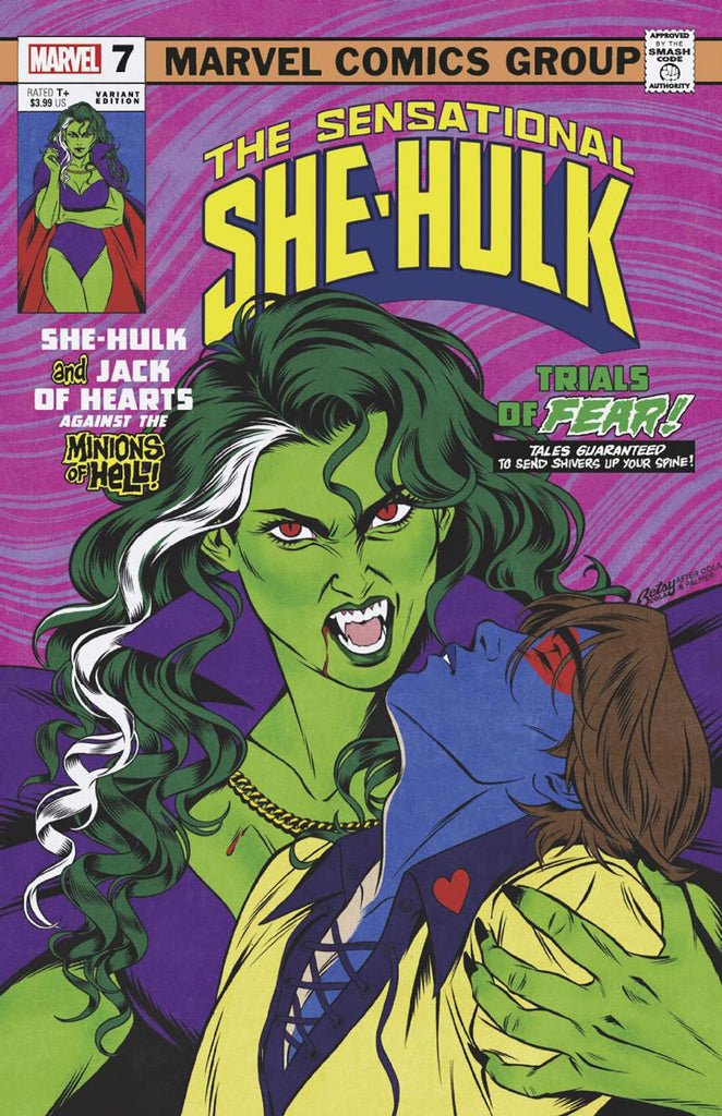 SENSATIONAL SHE-HULK #7 BETSY COLA VAMPIRE VAR CVR B