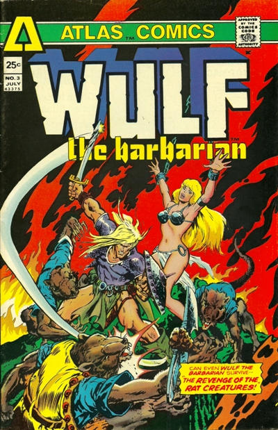 Wulf the Barbarian 1975 #3 - back issue - $5.00