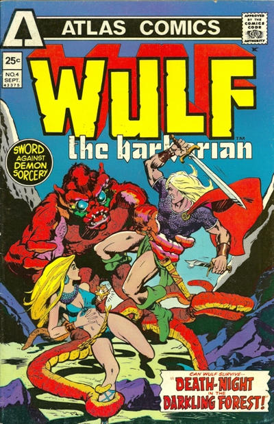 Wulf the Barbarian 1975 #4 - back issue - $5.00