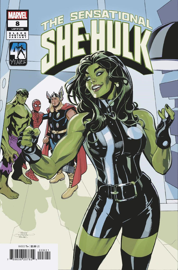 SENSATIONAL SHE-HULK #8 TERRY DODSON BLACK COSTUME VAR CVR B