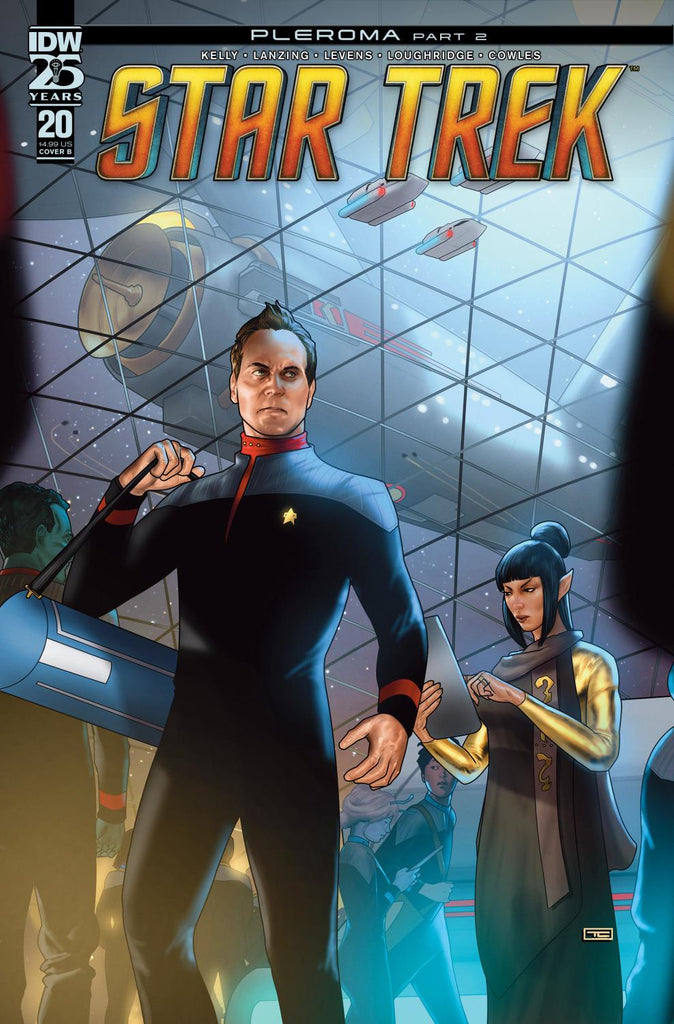 STAR TREK #20 VAR B CLARKE CVR B