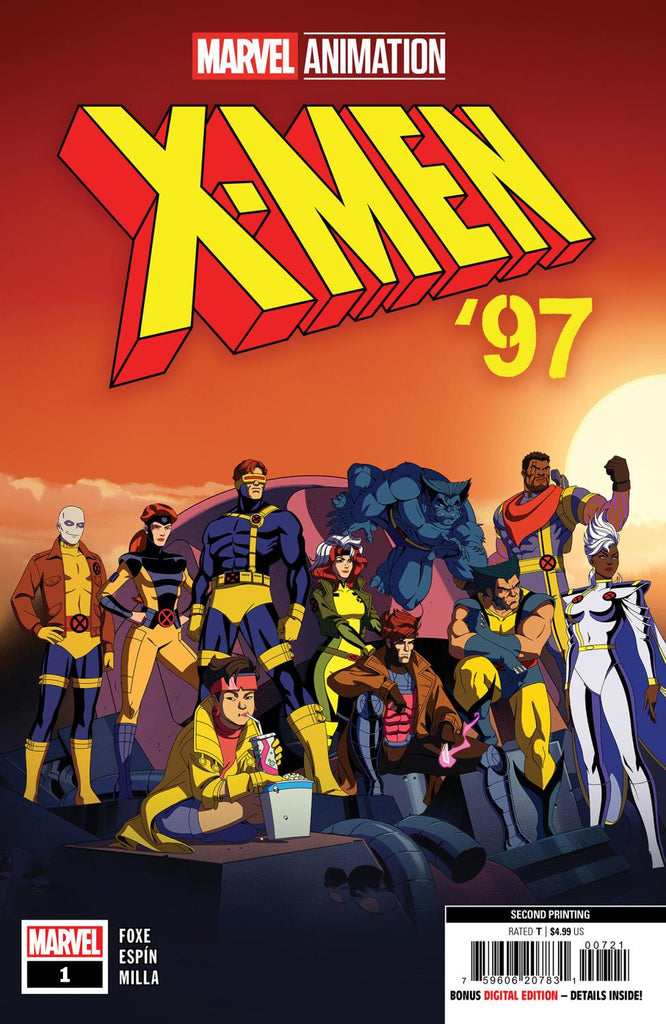 X-MEN 97 #1 MARVEL ANIMATION 2ND PRINTING VAR CVR A