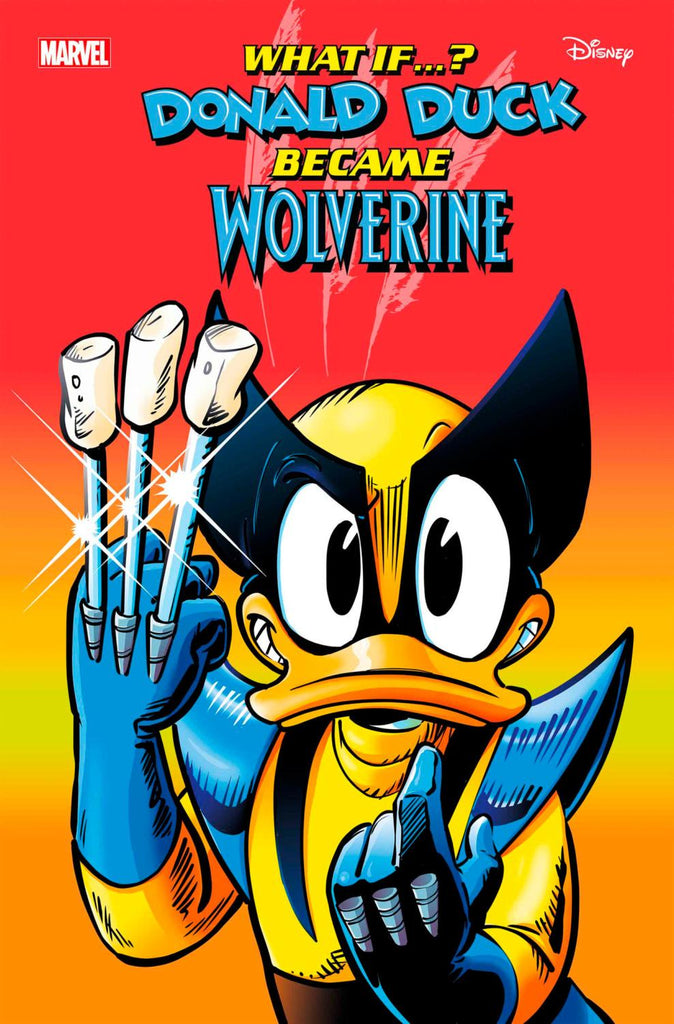 MARVEL AND DISNEY WHAT IF DONALD DUCK BECAME WOLVERINE #1 CVR A