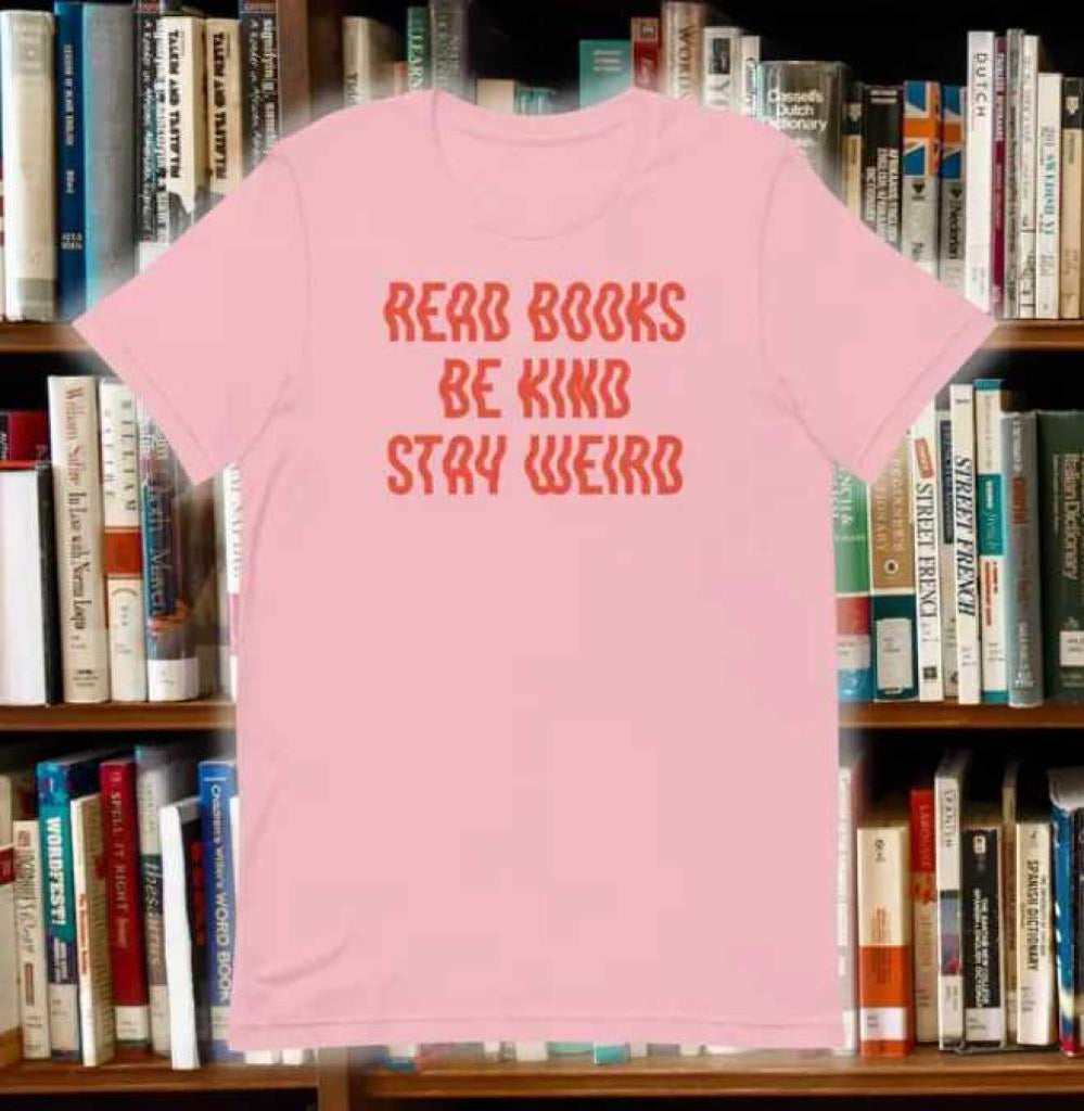 Read Books Be Kind Tee Size Medium