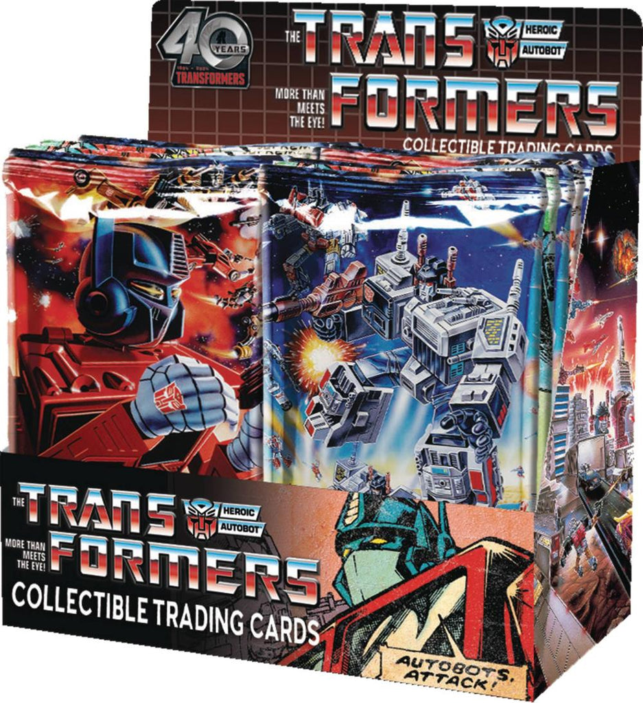 TRANSFORMERS 40TH ANN COLL TRADING CARD CARTON