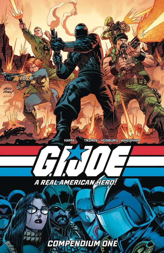 GI JOE A REAL AMERICAN HERO COMPENDIUM TP BOOK 01 BOOK MARKET ANDY KUBERT & BRAD ANDERSON CVR