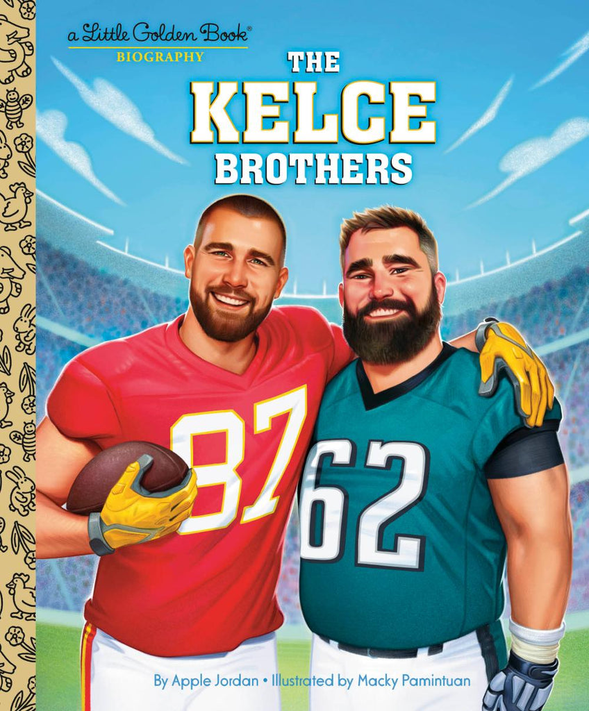 THE KELCE BROTHERS A LITTLE GOLDEN BOOK BIOGRAPHY HC