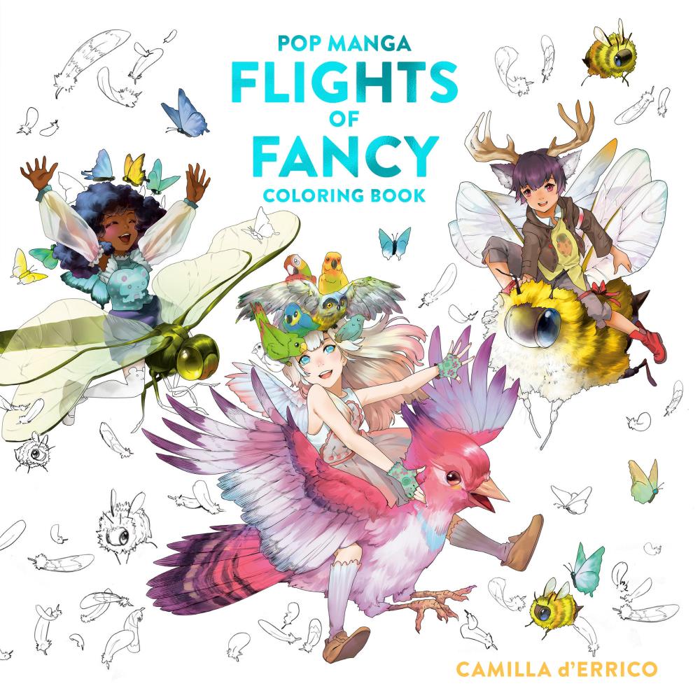 POP MANGA FLIGHTS OF FANCY COLORING BOOK TP