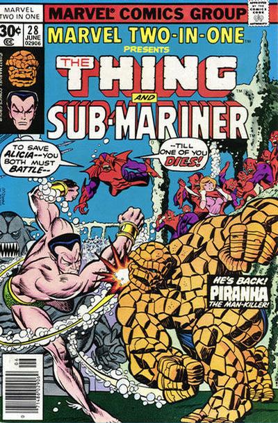 Marvel Two-in-One 1974 #28 30¢ - back issue - $5.00