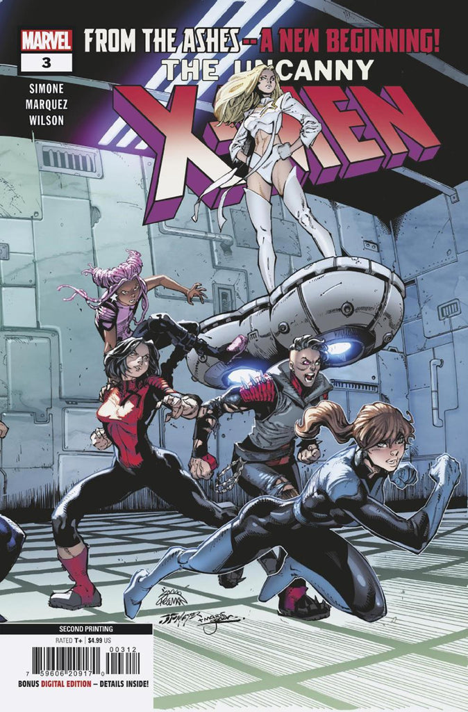 UNCANNY X-MEN #3 RYAN STEGMAN 2ND PRINTING VAR CVR A