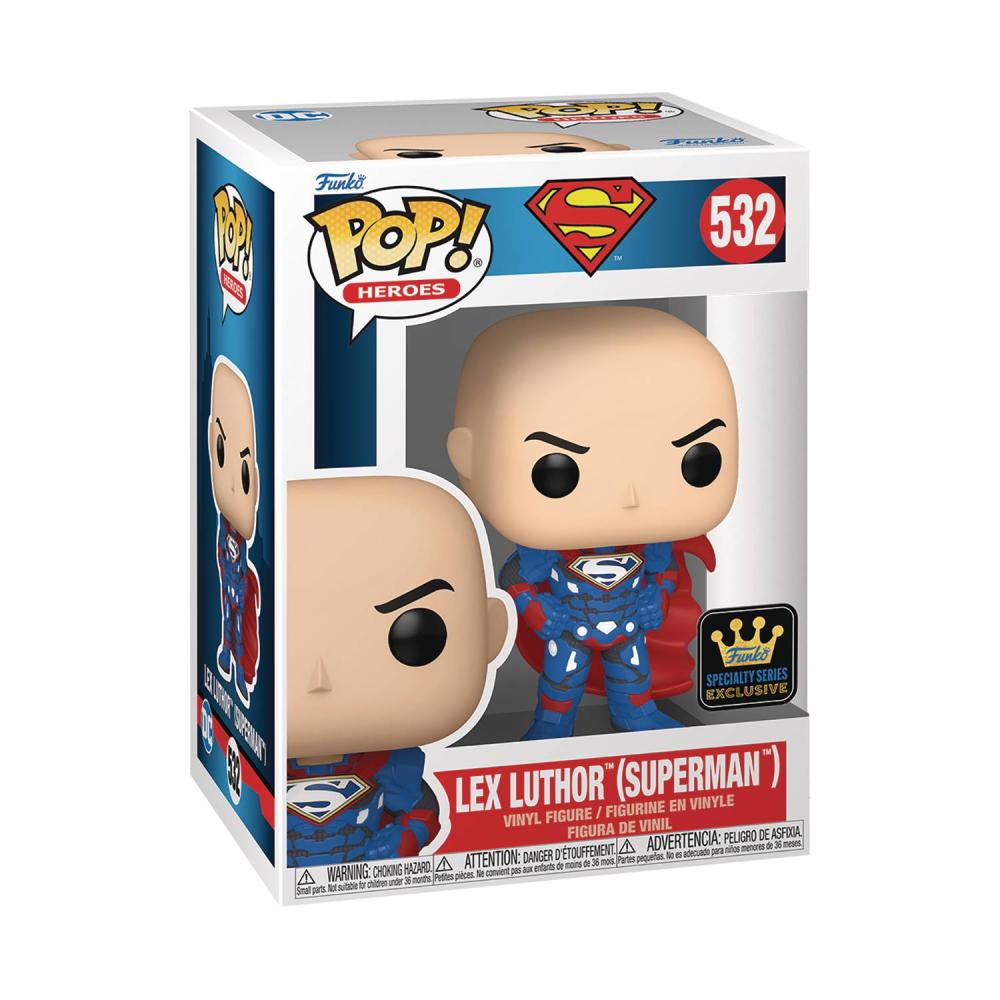 POP SPECIALTY SERIES HEROES DC COMICS LEX SUPERMAN VIN FIG