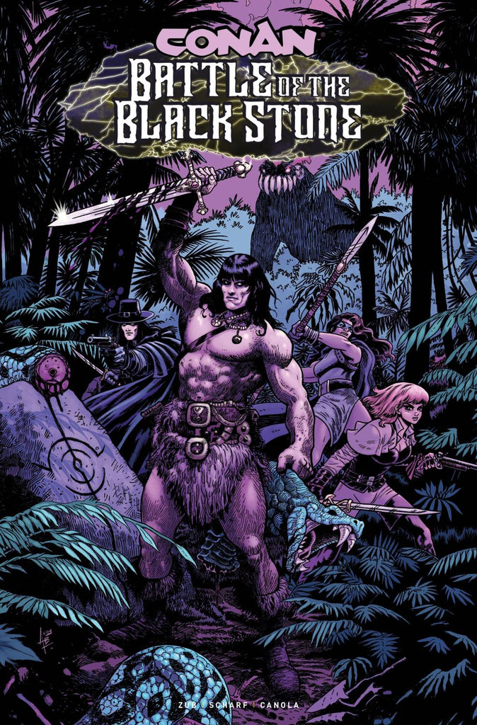 CONAN BARBARIAN BATTLE BLACKSTONE #4 CVR B BELANGER OF 4