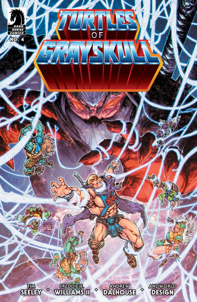 MASTERS OF THE UNIVERSE TEENAGE MUTANT NINJA TURTLES TURTLES OF GRAYSKULL #4 CVR A FREDDIE E WILLIAMS II