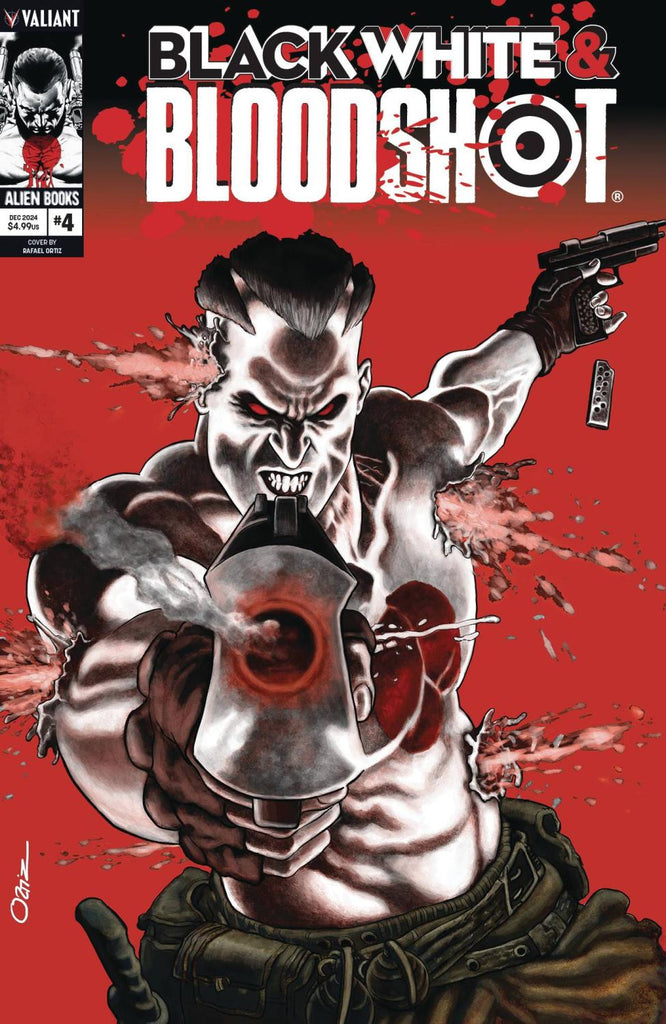 BLACK WHITE AND BLOODSHOT #4 CVR A ORTIZ OF 4