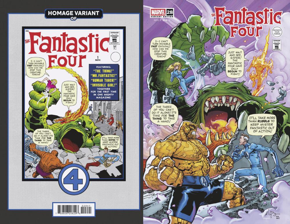 FANTASTIC FOUR #28 ANDREI BRESSAN FANTASTIC FOUR HOMAGE VAR CVR D