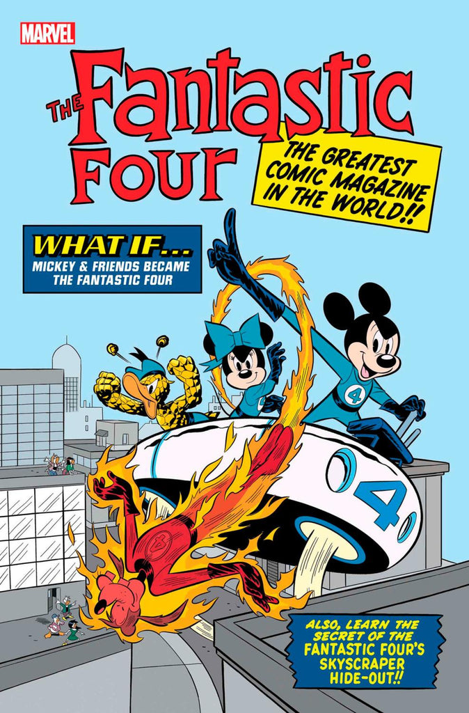 FANTASTIC FOUR #28 FRANCESCO DIPPOLITO DISNEY WHAT IF FANTASTIC FOUR HOMAGE VA RIANT CVR E