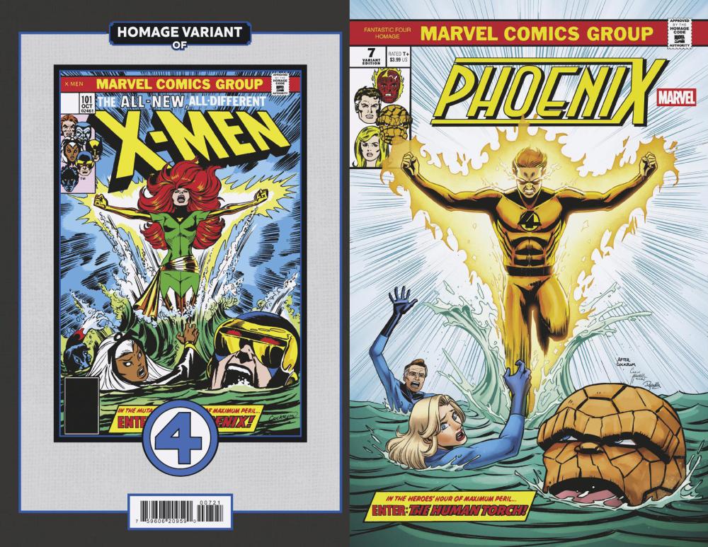 PHOENIX #7 CORIN HOWELL FANTASTIC FOUR HOMAGE VAR CVR B