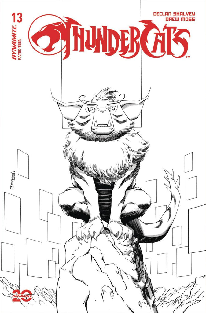 THUNDERCATS #13 CVR O 15 COPY INCV SHALVEY LINE ART
