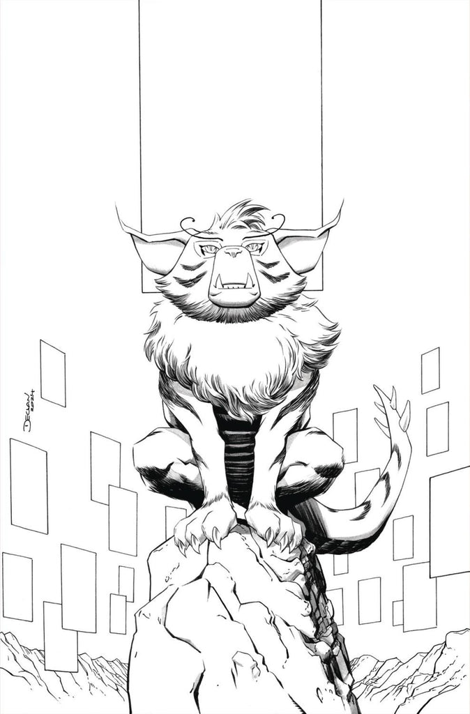 THUNDERCATS #13 CVR S 25 COPY INCV SHALVEY LINE ART VIRGIN