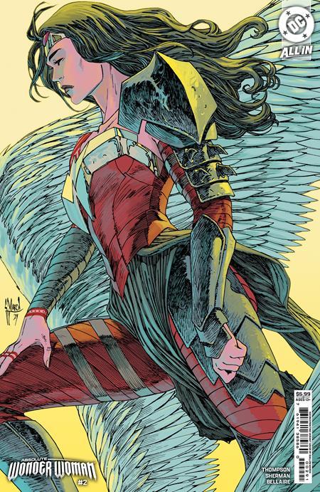 ABSOLUTE WONDER WOMAN #2 SECOND PRINTING CVR B GUILLEM MARCH CARD STOCK VAR