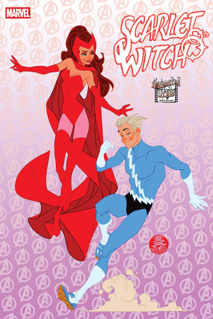 SCARLET WITCH #9 MARK BROOKS ANIMATED-STYLE VAR CVR B