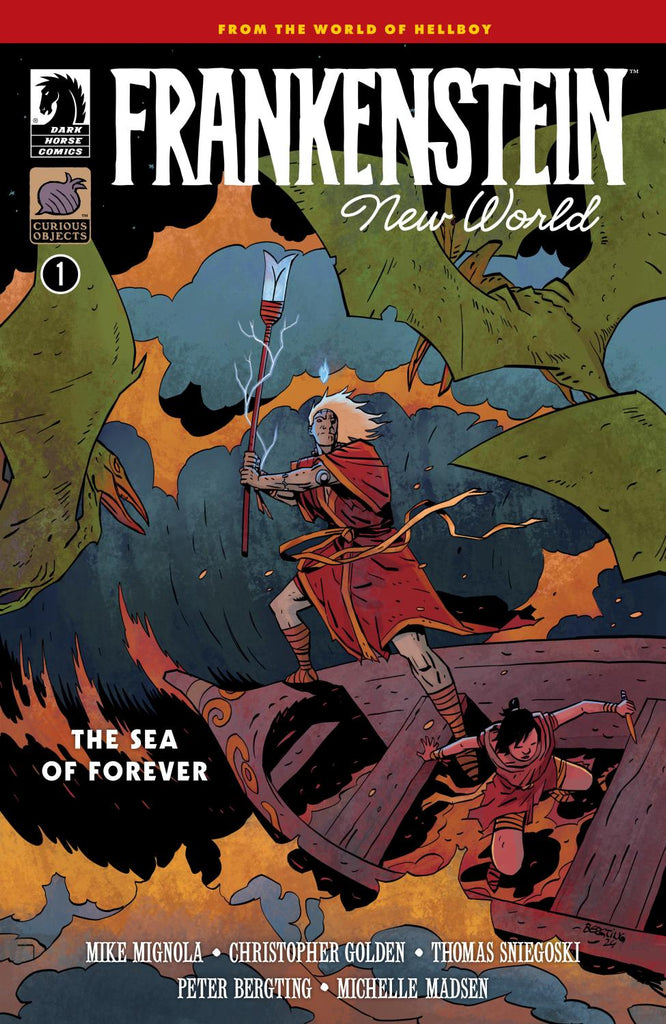 FRANKENSTEIN NEW WORLD--THE SEA OF FOREVER #1 CVR A PETER BERGTING