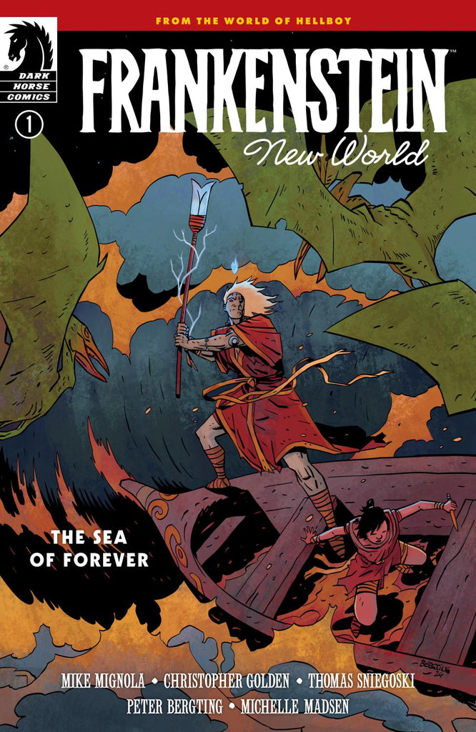 FRANKENSTEIN NEW WORLD--THE SEA OF FOREVER #1 CVR A PETER BERGTING