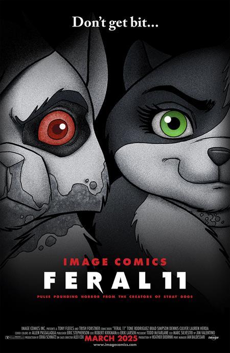 FERAL #11 CVR B TRISH FORSTNER AND ALLEN PASSALAQUA HOMAGE VAR