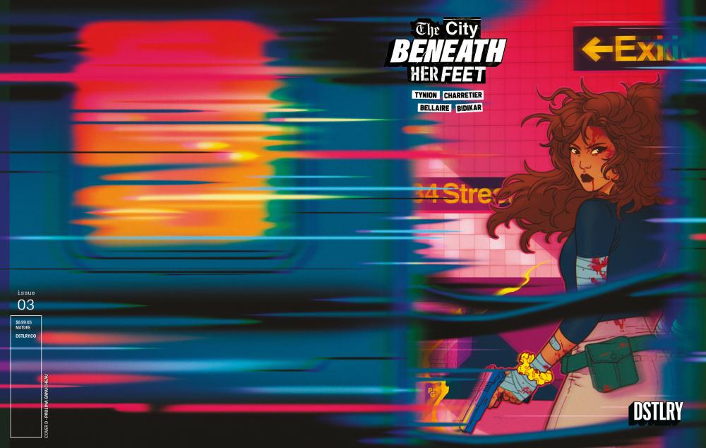 THE CITY BENEATH HER FEET #3 CVR D PAULINA GANUCHEAU VAR