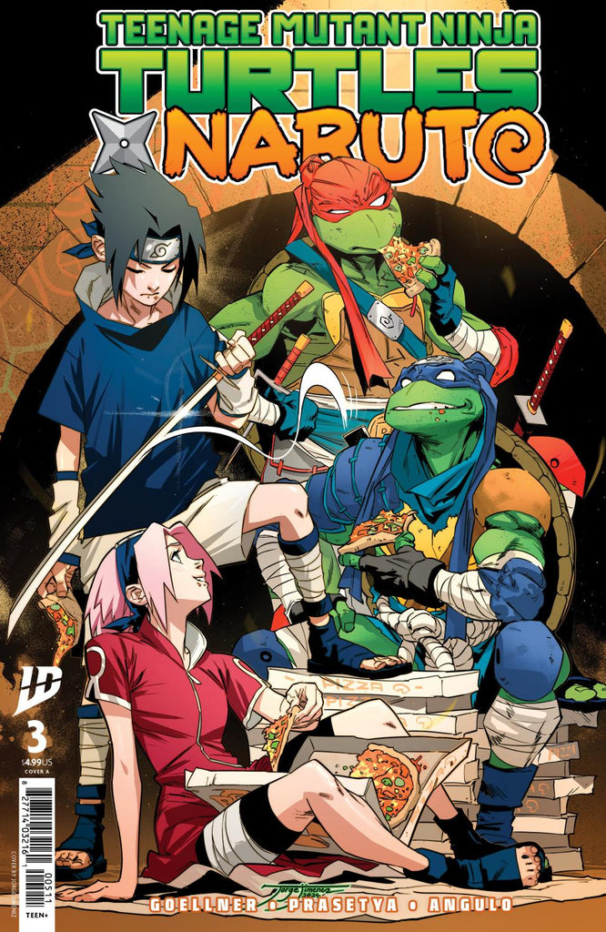 TEENAGE MUTANT NINJA TURTLES X NARUTO #3 COVER A JIMNEZ CVR A