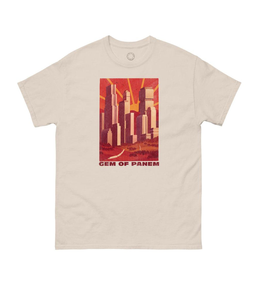 THE HUNGER GAMES GEM OF PANEM UNISEX T-SHIRT MEDIUM
