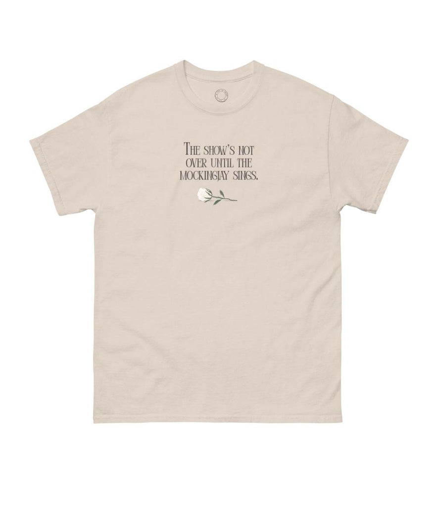 THE HUNGER GAMES THE SHOWS NOT OVER UNISEX T-SHIRT XX-LARGE