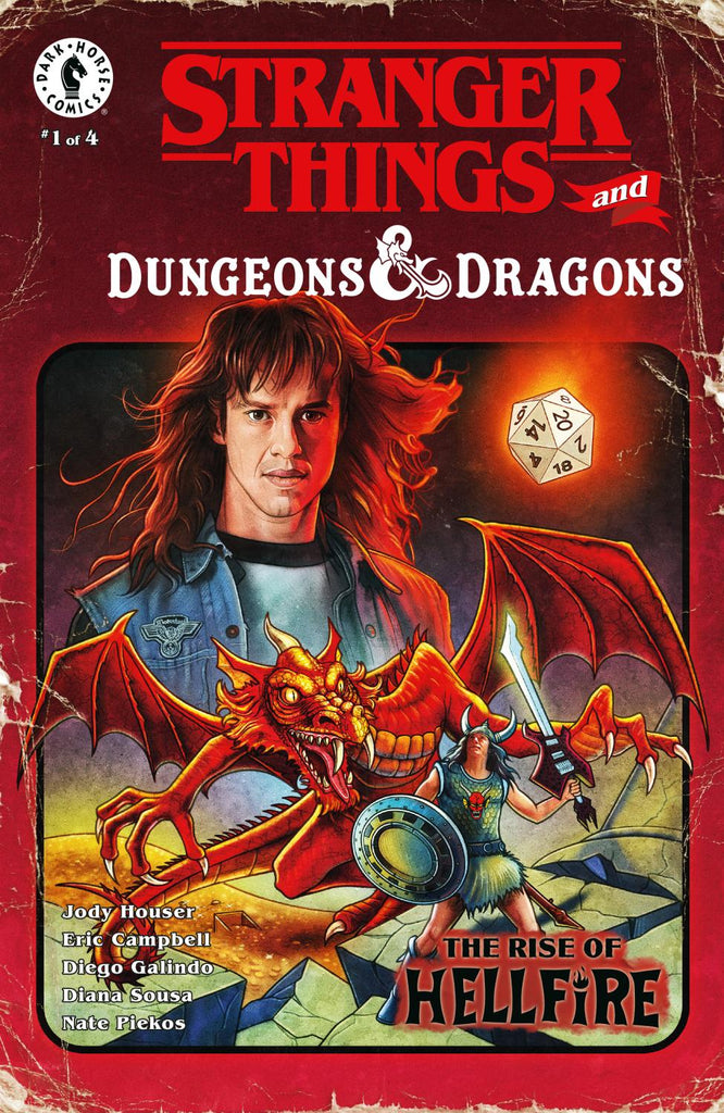 STRANGER THINGS AND DUNGEONS AND DRAGONS THE RISE OF HELLFIRE #1 CVR B KYLE LAMBERT